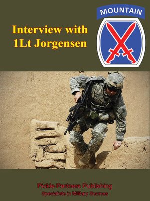 cover image of Interview with 1LT Jorgensen